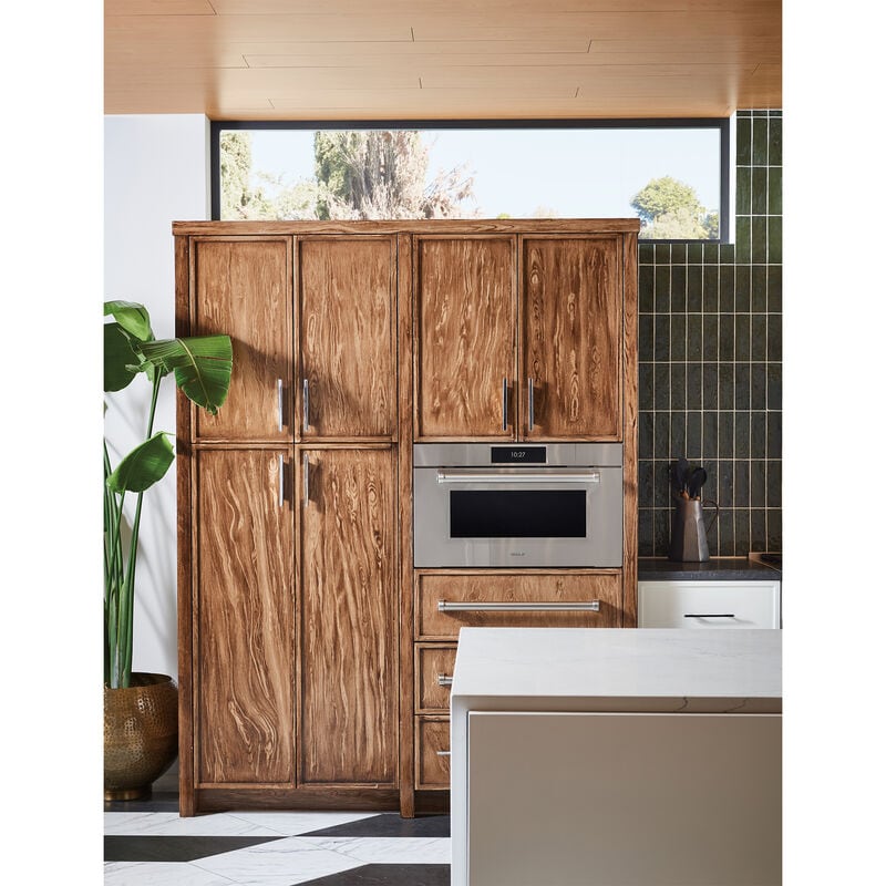 Wolf M Series 30 in. 2.4 cu. ft. Steam Electric Single Wall Oven with Dual Convection - Stainless Steel, , hires