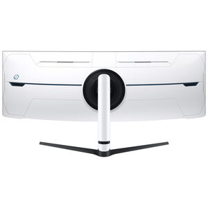 Samsung - 57" Odyssey Neo G9 Dual 4K UHD Quantum Mini-LED 240Hz 1ms HDR 1000 Curved Gaming Monitor (HDMI 2.1, DP 2.1, USB 3.0) - Black, , hires