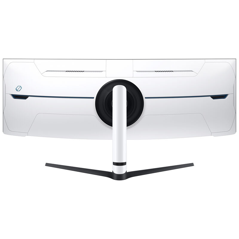 Samsung - 57" Odyssey Neo G9 Dual 4K UHD Quantum Mini-LED 240Hz 1ms HDR 1000 Curved Gaming Monitor (HDMI 2.1, DP 2.1, USB 3.0) - Black, , hires