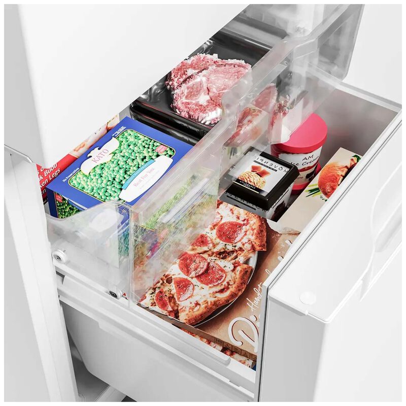 Midea 30 in. 18.7 cu. ft. Garage-Ready Bottom Freezer Refrigerator - White, , hires