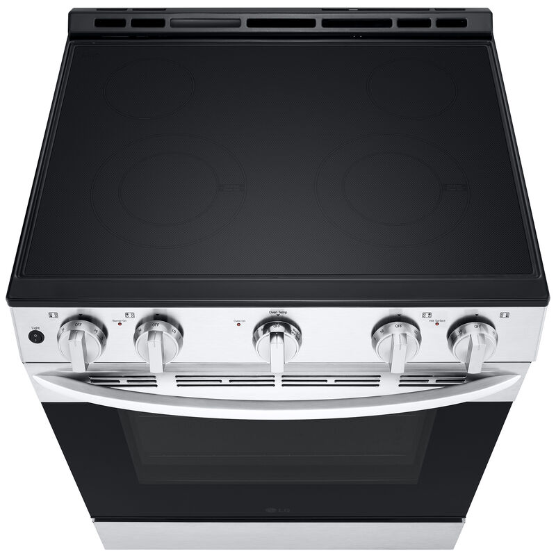 LG 30 in. 6.3 cu. ft. Slide-In Electric Range with Radiant Burners - Stainless Steel, , hires