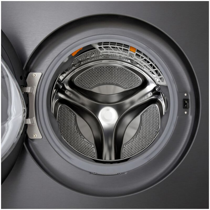 LG SIGNATURE 29 in. 5.8 cu. ft. Smart Electric Front Load Ventless All-in-One Washer/Dryer Combo with TurboWash 360 Technology, Sensor Dry, Sanitize & Steam Cycle - Brushed Black Steel, , hires