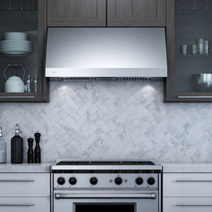 XO 36 in. Convertible Canopy Pro Style Style Range Hood with 600 CFM, 3 Fan Speeds & 2 LED Lights - Stainless Steel, , hires