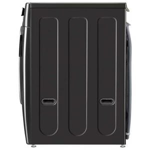 LG 27 in. 5.0 cu. ft. Smart Stackable Front Load Washer with TurboWash 360, Sanitize & Steam Wash Cycle - Black Steel, Black Steel, hires