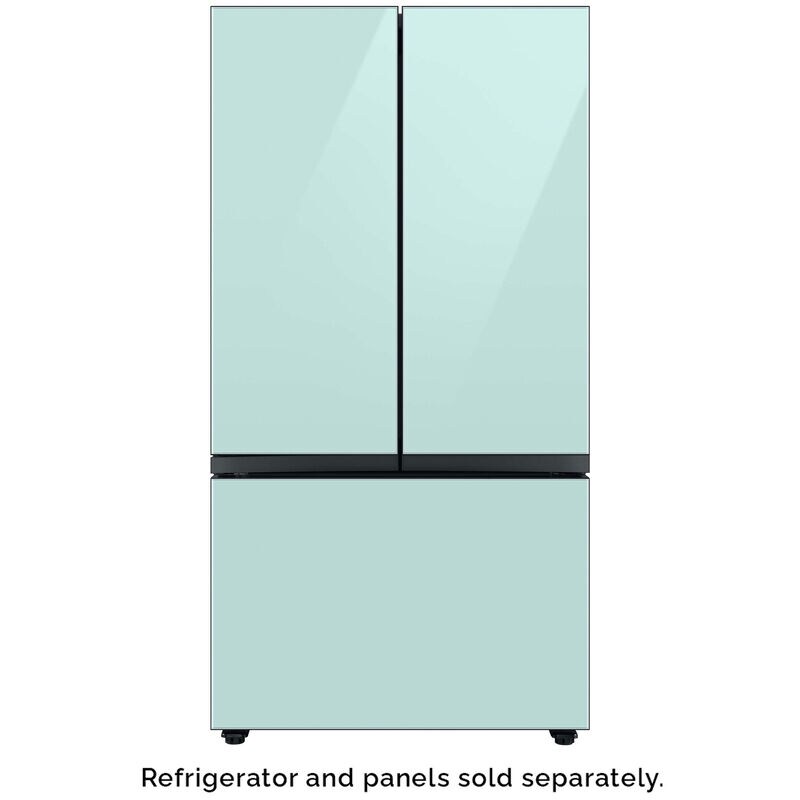 Samsung BESPOKE 3-Door French Door Bottom Panel for Refrigerators - Morning Blue Glass, , hires
