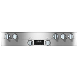 Miele 36 in. 5.8 cu. ft. Dual Convection Gas Range with 4 Sealed Burners & Grill - Clean Steel, , hires