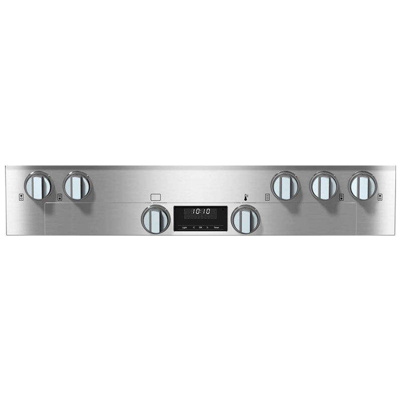 Miele 36 in. 5.8 cu. ft. Dual Convection Gas Range with 4 Sealed Burners & Grill - Clean Steel, , hires