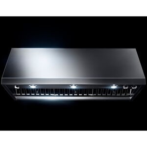 JennAir Pro-Style 48 in. Ducted Canopy Pro Style Style Range Hood with 1200 CFM, 4 Fan Speeds & 3 Halogen Lights - Stainless Steel, , hires