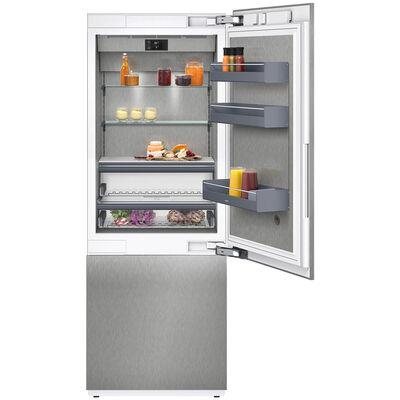 Gaggenau Vario 400 Series 30 in. Built-In 16.0 cu. ft. Smart Counter Depth Bottom Freezer Refrigerator - Custom Panel Ready | RB472705