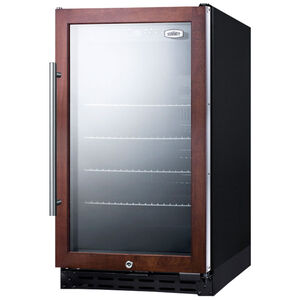 Summit 18 in. Built-In/Freestanding 2.7 cu. ft. Beverage Center with Adjustable Shelves & Digital Control - Custom Panel Ready, , hires