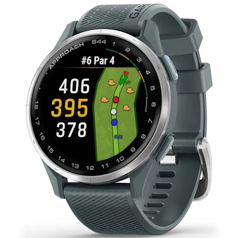 Garmin Approach S44 GPS Golf Watch, Silver with Twilight Band, , hires