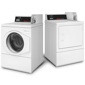 Speed Queen DV6 27 in. 7.0 cu. ft. Commercial Gas Dryer - White, , hires