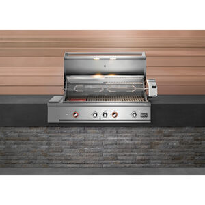 DCS Series 9 48 in. 3-Burner Built-In Liquid Propane Gas Grill with Rotisserie, Sear Burner & Smoke Box - Stainless Steel, , hires