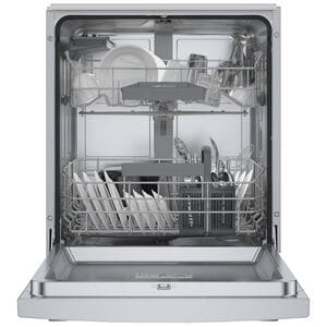 Bosch 300 Series 24 in. Smart Built-In Dishwasher with Front Control, 46 dBA Sound Level, 13 Place Settings, 5 Wash Cycles & Sanitize Cycle - Stainless Steel, , hires