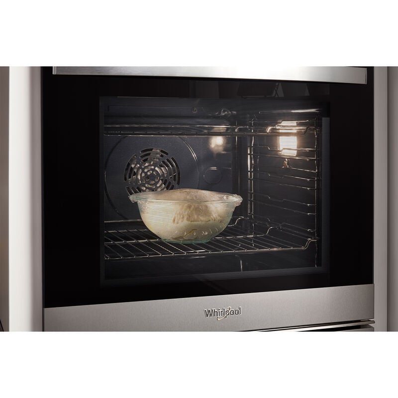 Whirlpool 24 in. 2.9 cu. ft. Smart Electric Single Wall Oven with True European Convection - Fingerprint Resistant Stainless, , hires