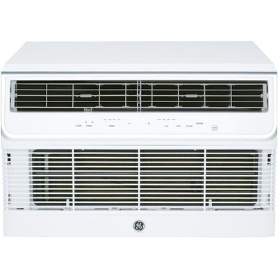 GE 10,000 BTU 220V Smart Though-the-Wall Air Conditioner with 3 Fan Speeds, Sleep Mode & Remote Control - White | AJCQ10DWH