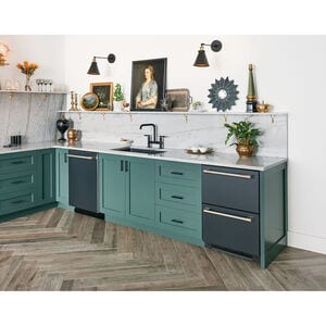 Cafe 24 in. 5.7 cu. ft. Double Refrigerator Drawers - Matte Black, Matte Black, hires