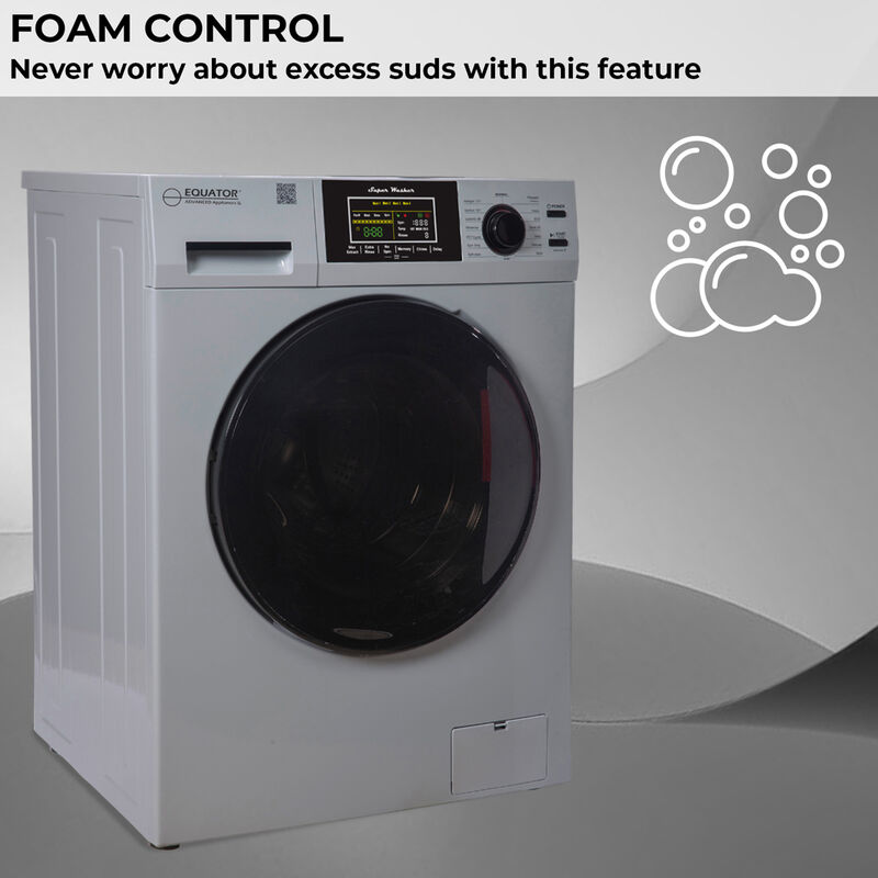 Equator 24 in. 1.6 cu. ft. Front Load Washer with Winterize, Allergen, Pet & Sanitize Cycle