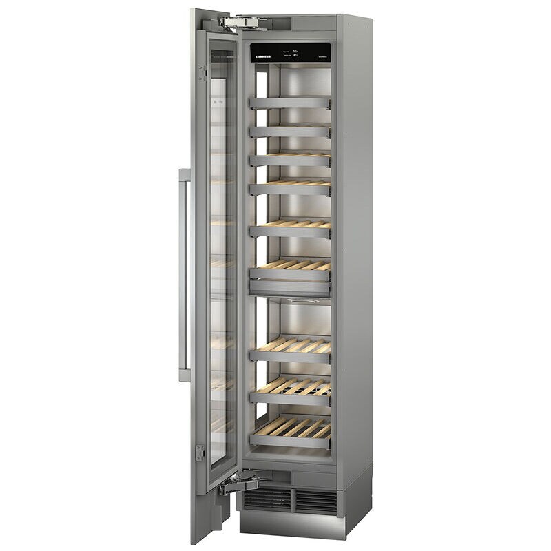 Liebherr 18 in. Built-in Wine Cabinet with Metal Racks, Dual Temperature Zones & 75 Bottle Capacity - Custom Panel Ready, , hires