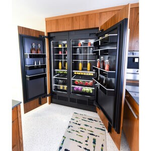 JennAir Rise Built-In Column Refrigerator Handle Kit - Stainless Steel, , hires