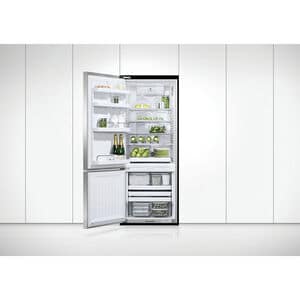 Fisher & Paykel Series 5 25 in. 13.5 cu. ft. Smart Counter Depth Bottom Freezer Refrigerator with Water Dispenser - Stainless Steel, , hires