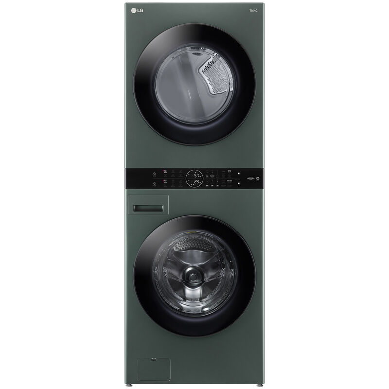 LG 27 in. WashTower with 4.5 cu. ft. Washer with 6 Wash Programs & 7.4 cu. ft. Gas Dryer with 6 Dryer Programs, Sensor Dry & Wrinkle Care - Nature Green, Nature Green, hires