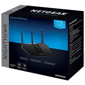 Netgear Nighthawk 5-Stream Dual-Band WiFi 6 Router, 2.4Gbps, , hires