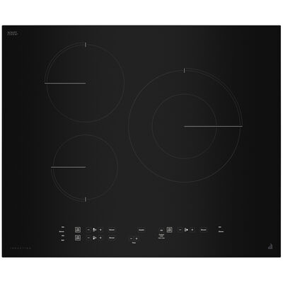 JennAir 24 in. Induction Cooktop with 3 Smoothtop Burners - Black | JIC4324KB