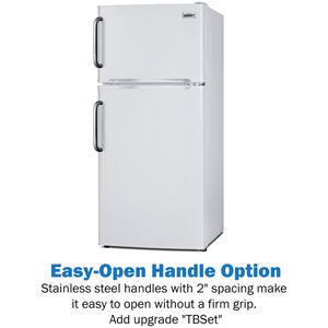 Summit 19 in. 4.3 cu. ft. Mini Fridge with Top Freezer - White, , hires