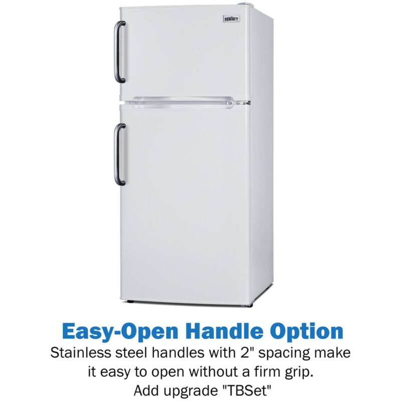 Summit 19 in. 4.3 cu. ft. Mini Fridge with Top Freezer - White, , hires