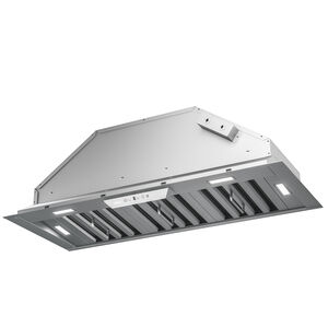 Zephyr 38 in. Ducted Standard Style Range Hood with 3 Fan Speeds & 4 LED Lights - Stainless Steel, , hires
