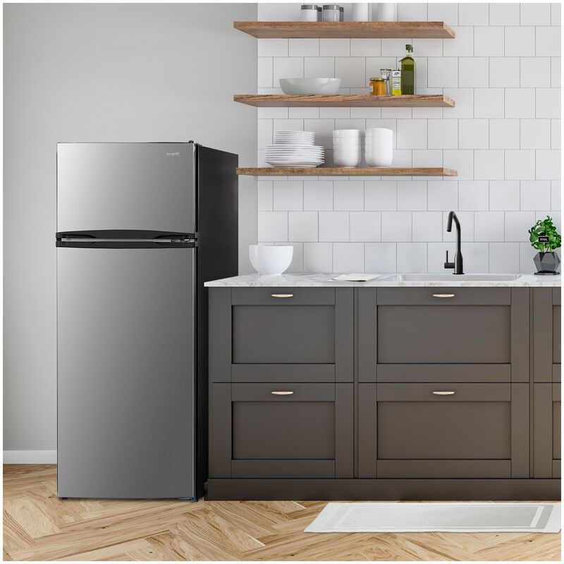Avanti 22 in. 7.5 cu. ft. Top Freezer Refrigerator - Stainless Steel, , hires