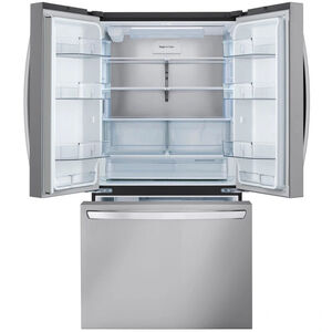 LG 36 in. 31.7 cu. ft. Smart French Door Refrigerator with Internal Water Dispenser - PrintProof Stainless Steel, , hires