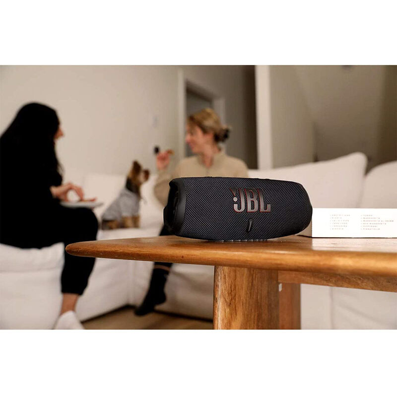 JBL Charge 5 Portable Bluetooth Waterproof Speaker - Black | P.C. Richard & Son