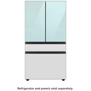 Samsung BESPOKE 4-Door French Door Middle Panel for Refrigerators - White Glass, , hires