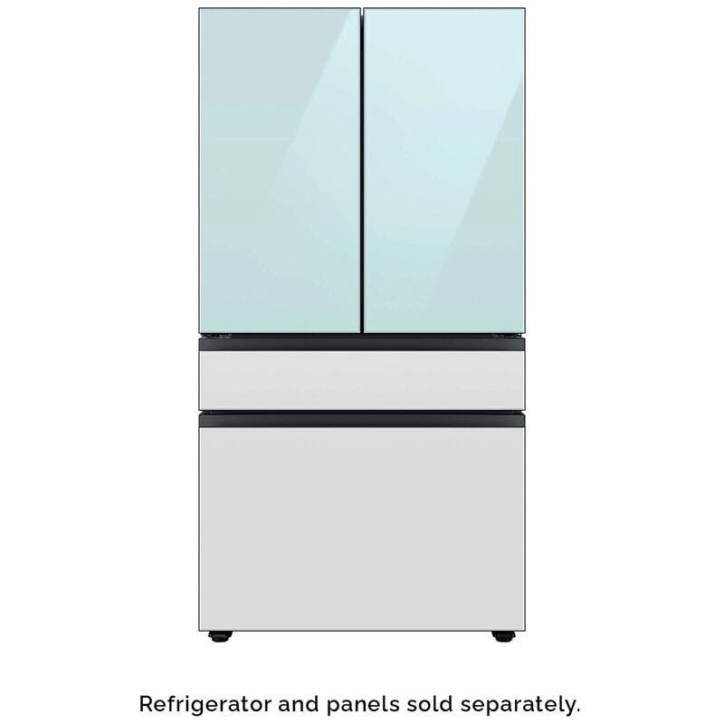 Samsung BESPOKE 4-Door French Door Middle Panel for Refrigerators - White Glass, , hires