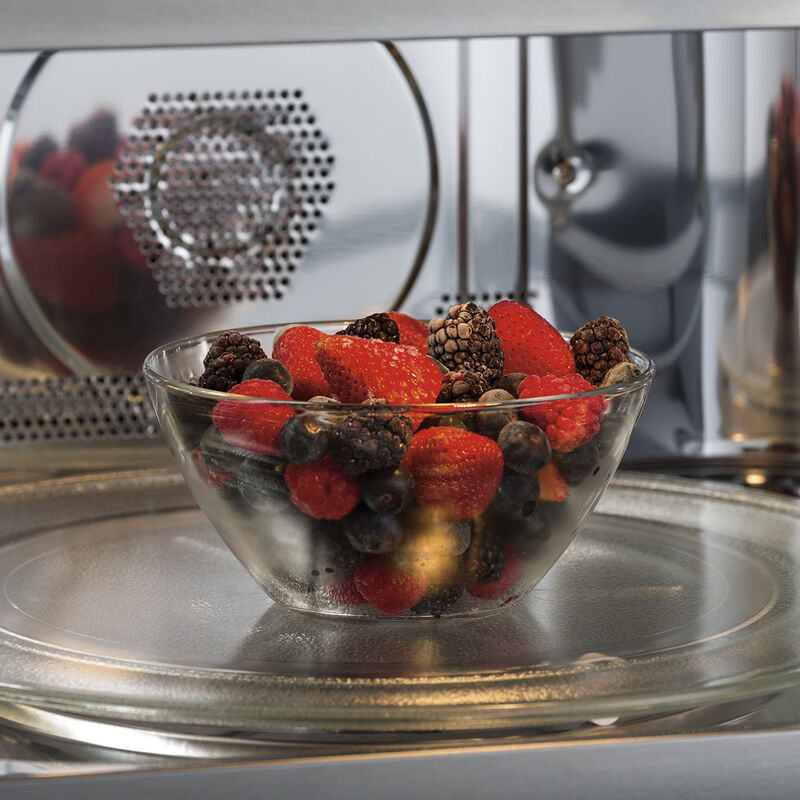 GE Profile 29inch 1.7 Cu. Ft. Built-In Microwave with 10 Power Levels -  Stainless Steel