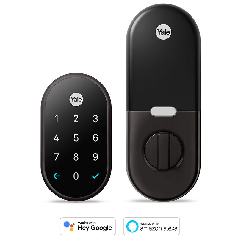 Nest x Yale - Smart Lock with Nest Connect - Black Suede, , hires