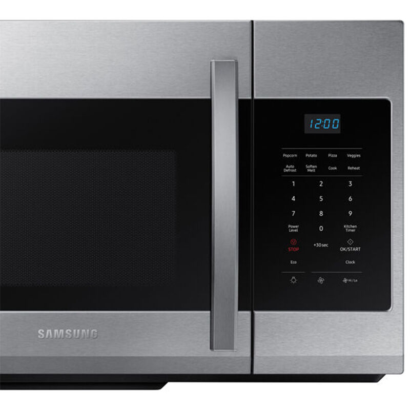 Samsung 30" 1.7 Cu. Ft. Over-the-Range Microwave with 10 Power Levels & 300 CFM - Stainless Steel, Stainless Steel, hires