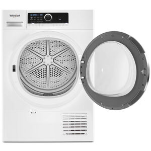 Whirlpool 24 in. 4.3 cu. ft. Ventless Electric Dryer with Delicate Cycle for Small Spaces - White, , hires
