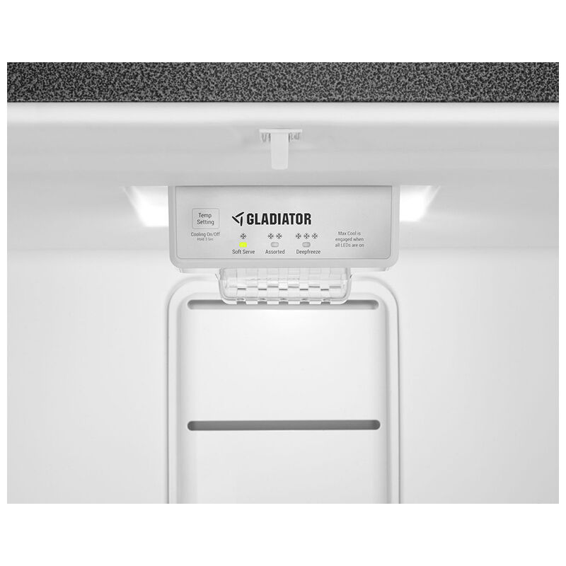 Gladiator 31 in. 17.8 cu. ft. Garage-Ready Upright Freezer with Adjustable Shelves - Black, , hires
