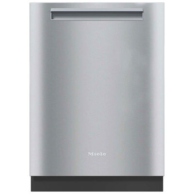Miele 24 in. Top Control Dishwasher with 42 dBa Sound Level, 3rd-Rack & Pocket - Stainless Steel | G5266SCVISFP