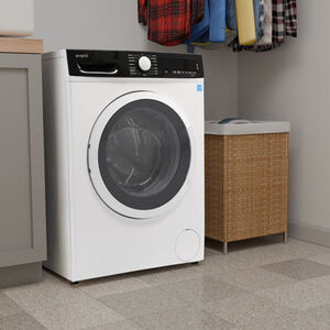 Avanti 24 in. 2.2 cu. ft. Stackable Front Load Washer with Sanitize & Steam Cycle - White, , hires