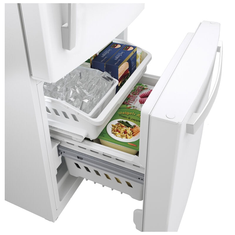 White refrigerator new arrivals bottom freezer