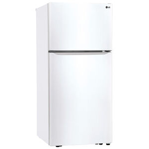 LG 30 in. 20.2 cu. ft. Top Freezer Refrigerator - White, White, hires