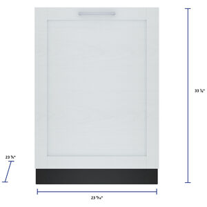 Bosch 300 Series 24 in. Top Control Flush-Mount Smart Dishwasher with 46 dBa Sound Level, 3rd-Rack & PureDry - Custom Panel Ready, , hires