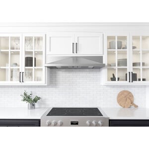 Zephyr 30 in. Convertible Standard Style Range Hood with 400 CFM, 3 Fan Speeds & 2 LED Lights - Stainless Steel, , hires