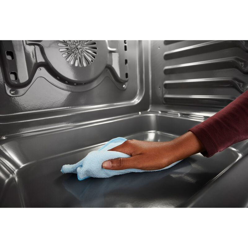 KitchenAid 30 in. 6.4 cu. ft. Air Fry True European Convection Steam Slide-In Electric Range with 4 Induction Burners - Stainless Steel, , hires