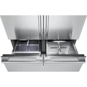 Signature Kitchen Suite 48 in. 26 cu. ft. Built-In Smart Counter Depth 6-Door French Door Refrigerator with Internal Water Dispenser - Custom Panel Ready, , hires