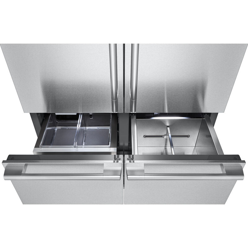 Signature Kitchen Suite 48 in. 26 cu. ft. Built-In Smart Counter Depth 6-Door French Door Refrigerator with Internal Water Dispenser - Custom Panel Ready, , hires